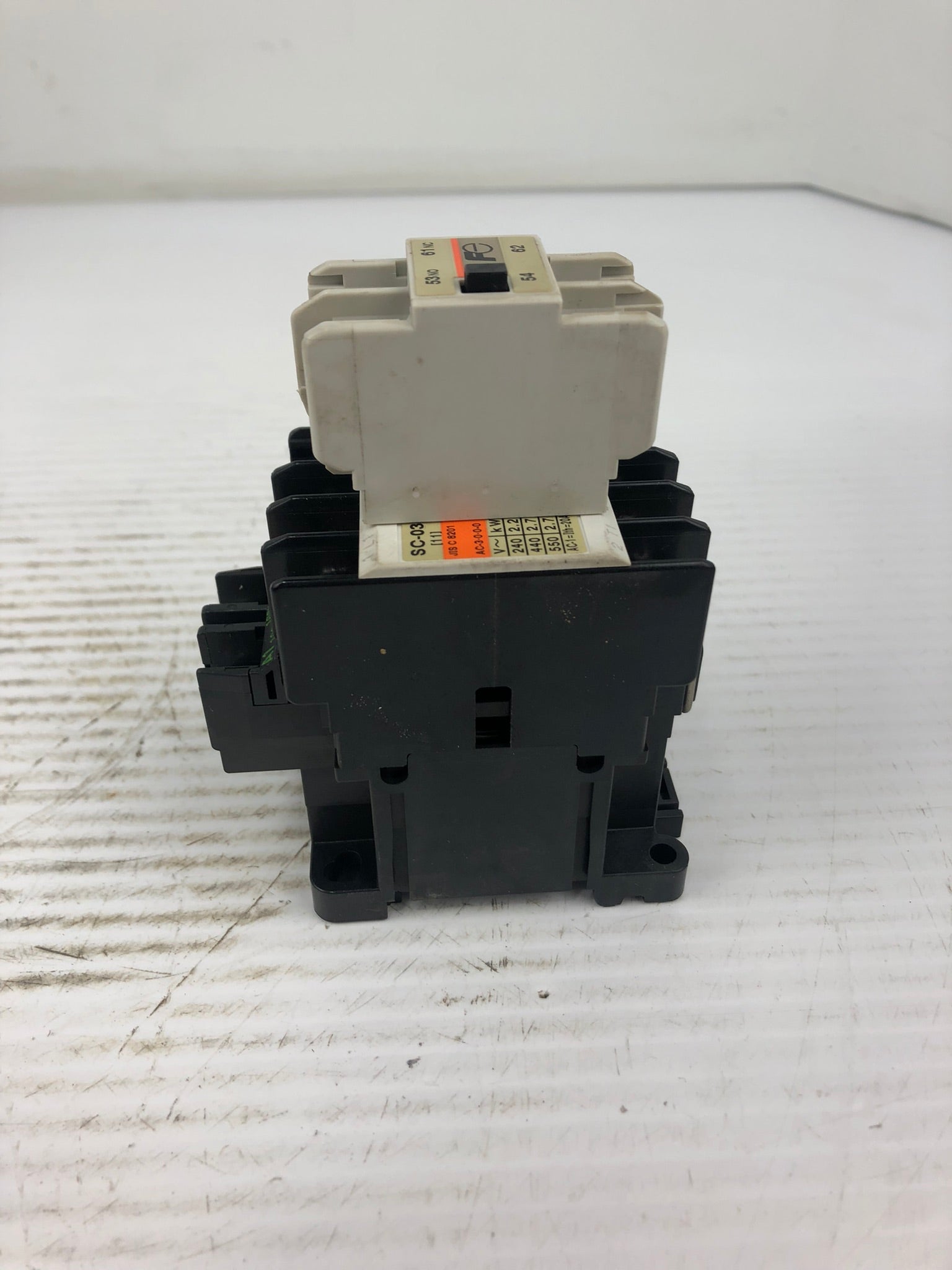 Fuji Electric 4NC0A0#01 Relay SC-03 with SZ-A11 Auxiliary Contact