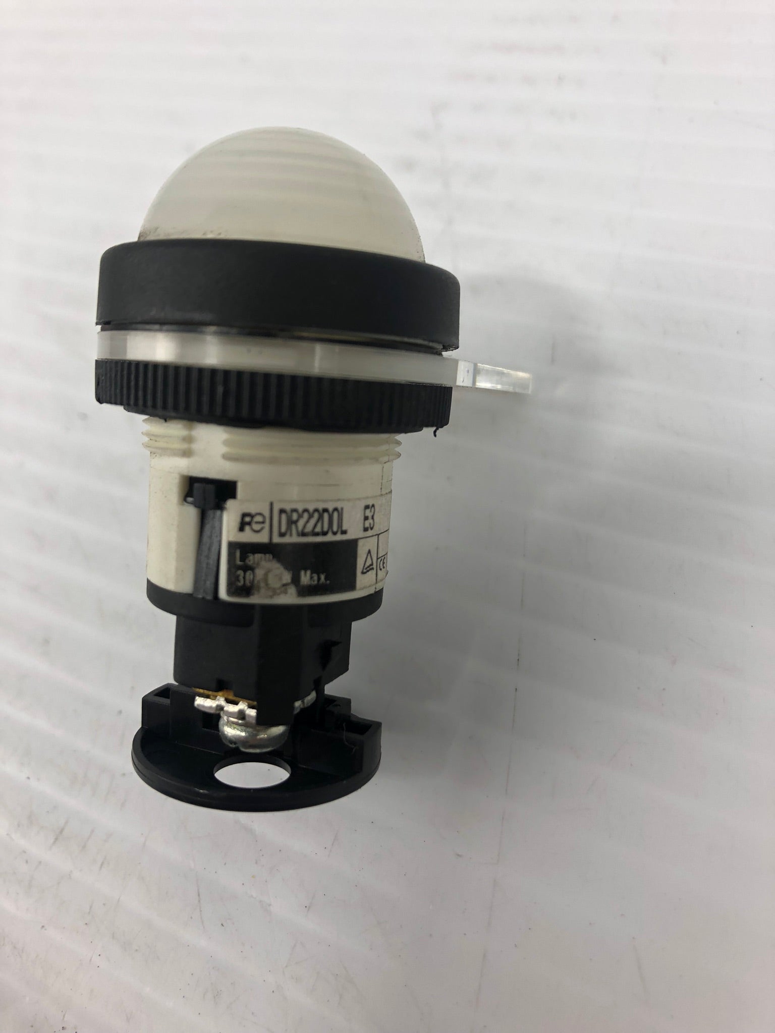 Fuji Electric DR22D0L White/Clear Indicator Light 30V 1W Max