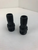 LASCO 3/4" PVC Fitting/Adaptors (Lot of 2)