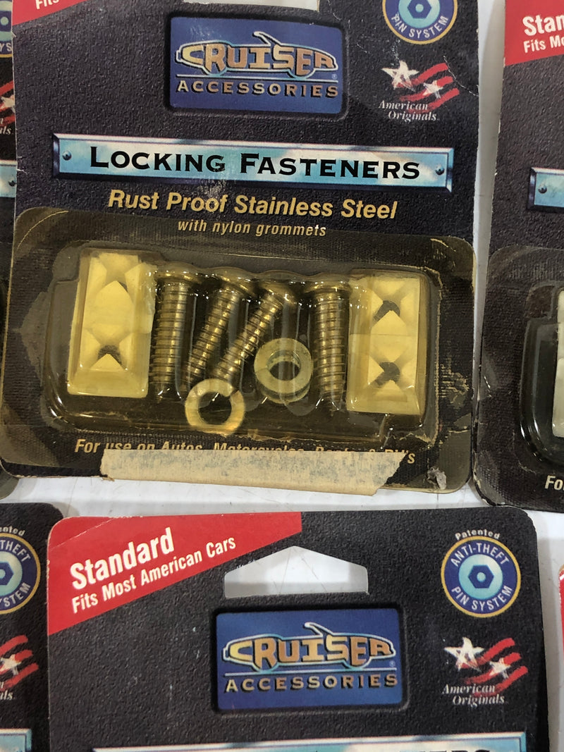 Cruiser Accessories 81230 Rust Proof Locking Fasteners Standard Lot of 10