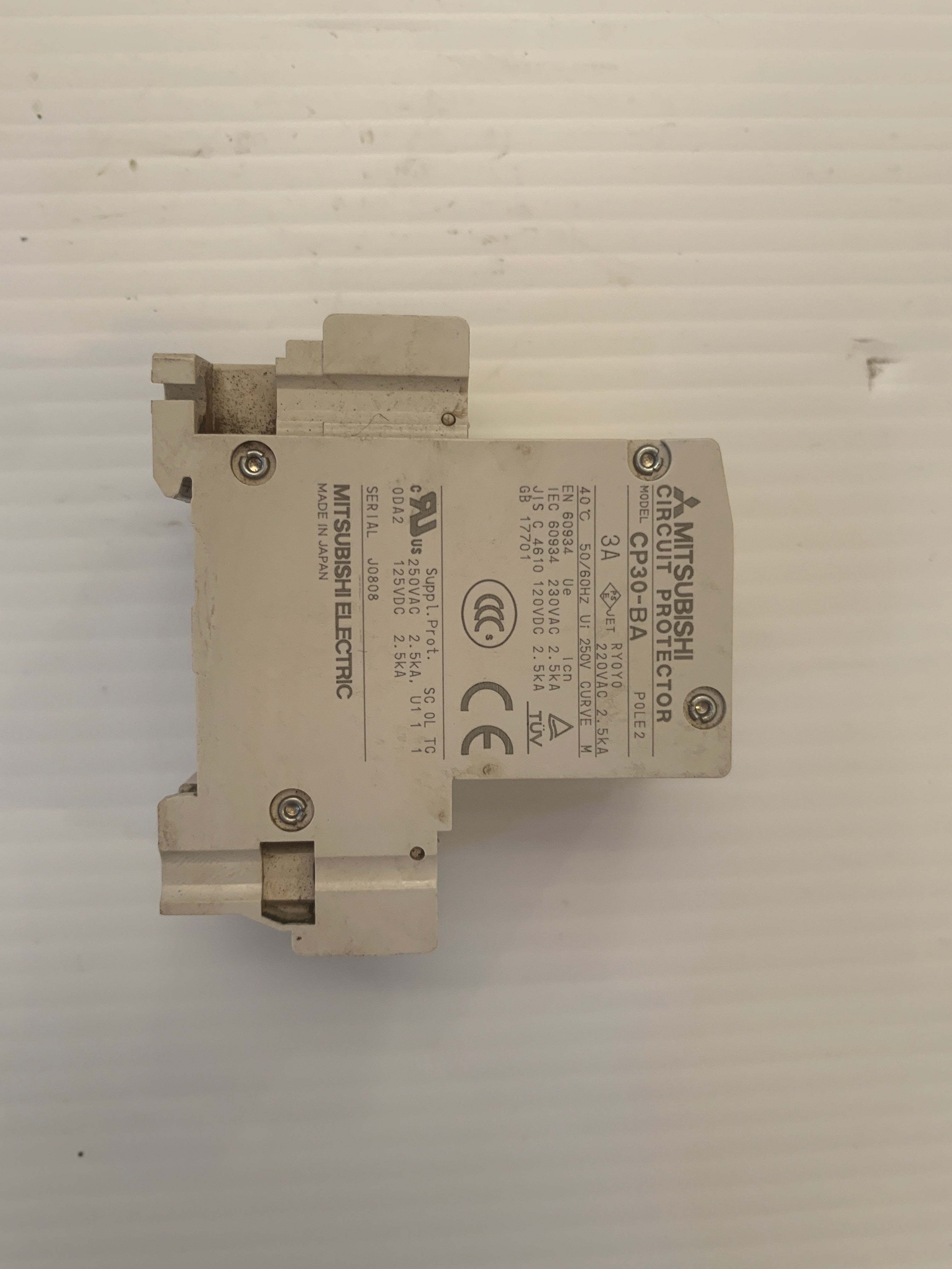 MITSUBISHI Circuit Protector 2 Pole CP30-BA