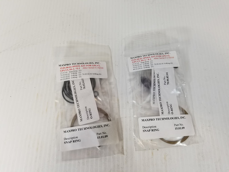 Maxpro 15.01.00.02 Spool Kit for GPLV2 GPLV5 DLA / E1 (Lot of 2)