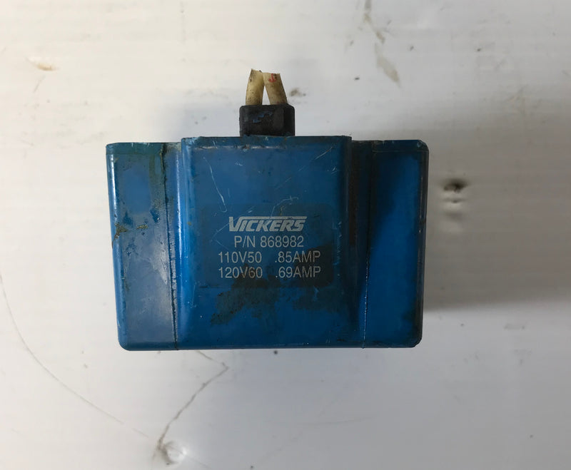 Vickers 868982 Solenoid Valve 110V/50Hz 120V/60Hz