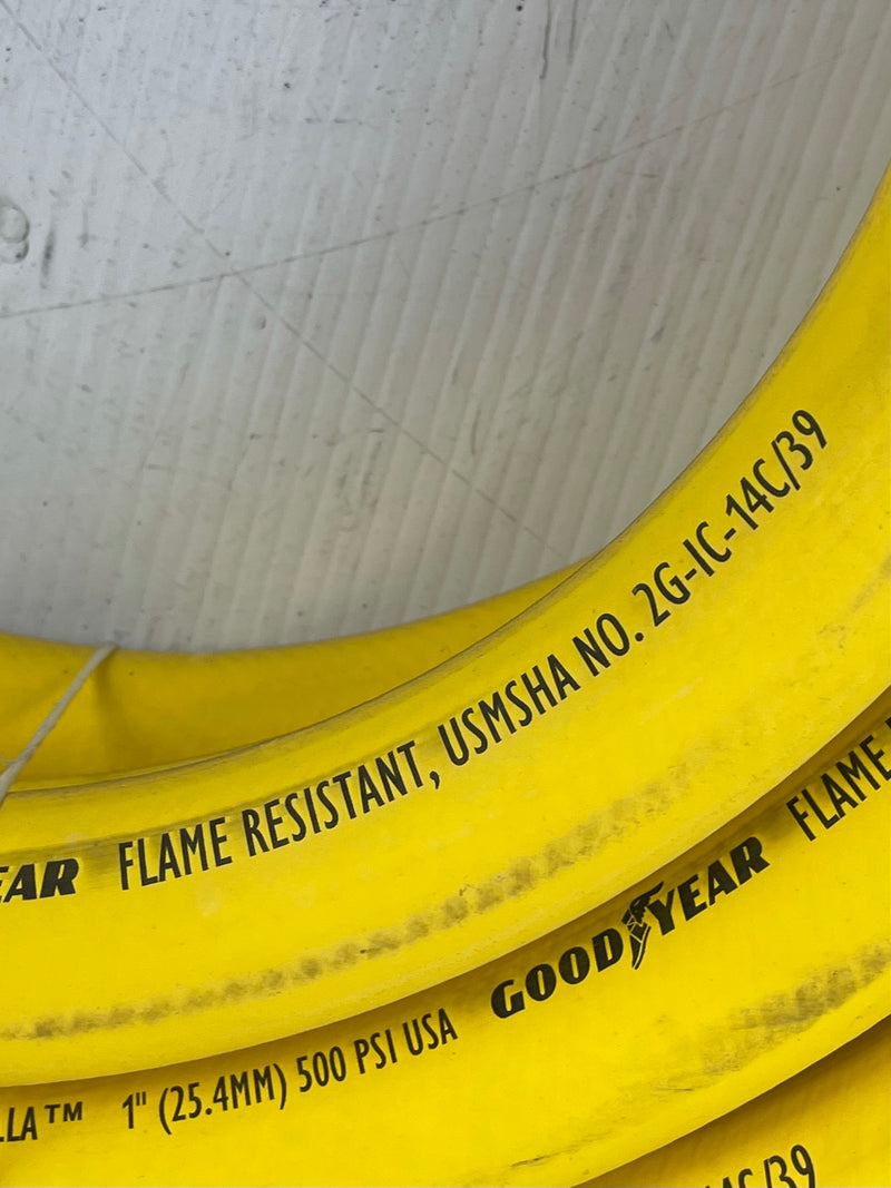 Goodyear Hose USMSHA No. 2G-IC-14C/39 Flame Resistant with Fitting M16-16 25'