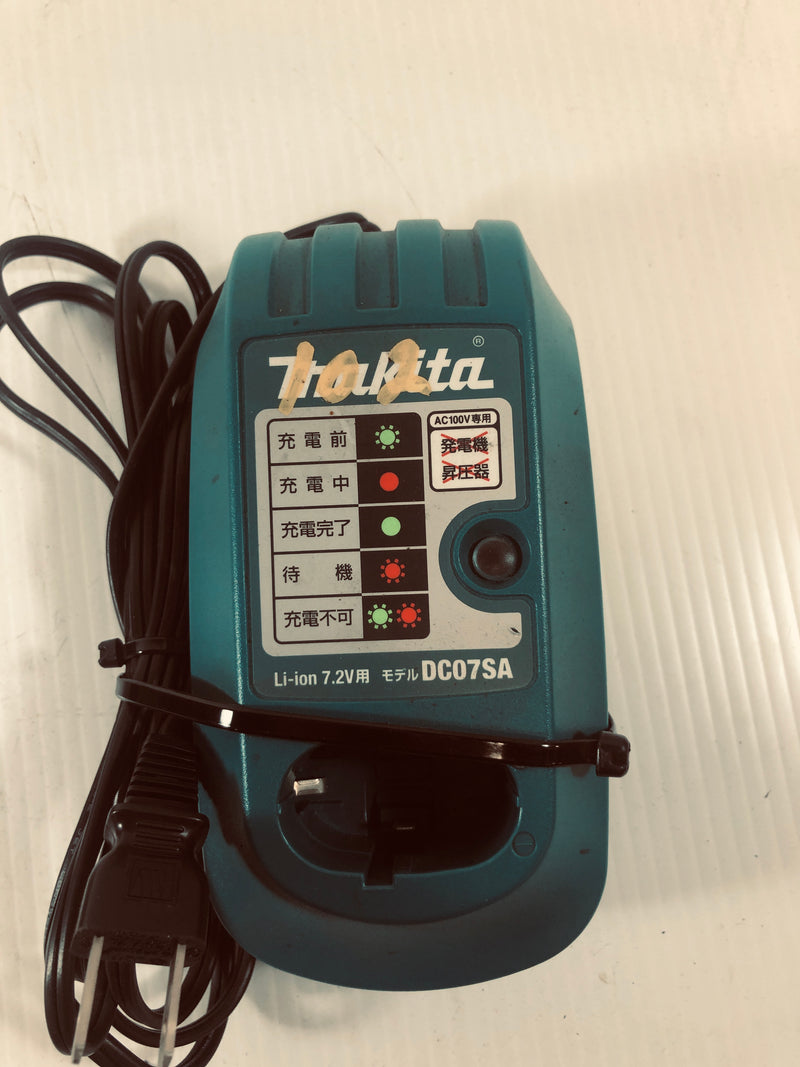 Makita Lithium Ion Battery Charger 7.2V DC07SA