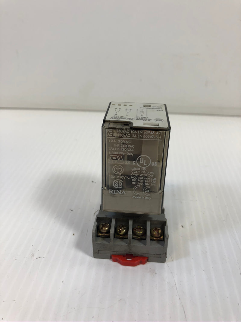 Allen-Bradley 700-HA32A1-4 Series D Relay with Dayton 5X852-M 120VAC