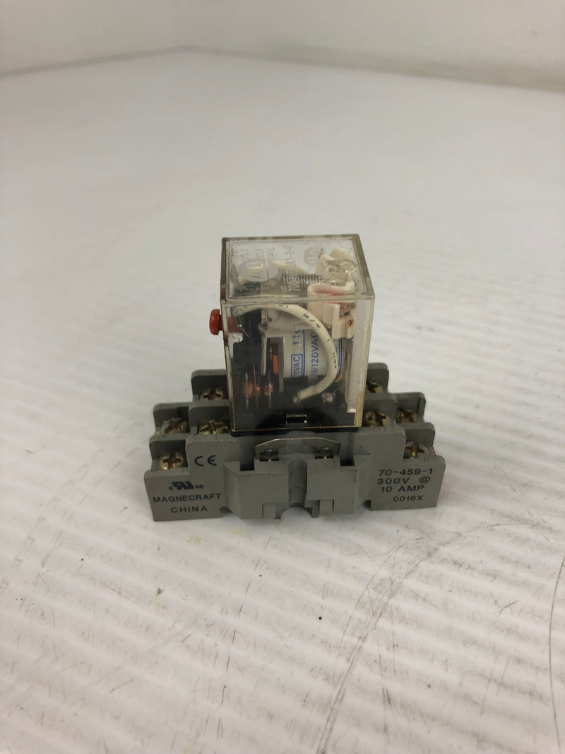 Allen Bradley 700-HF32A1-1-4 Relay with Base 70-459-1