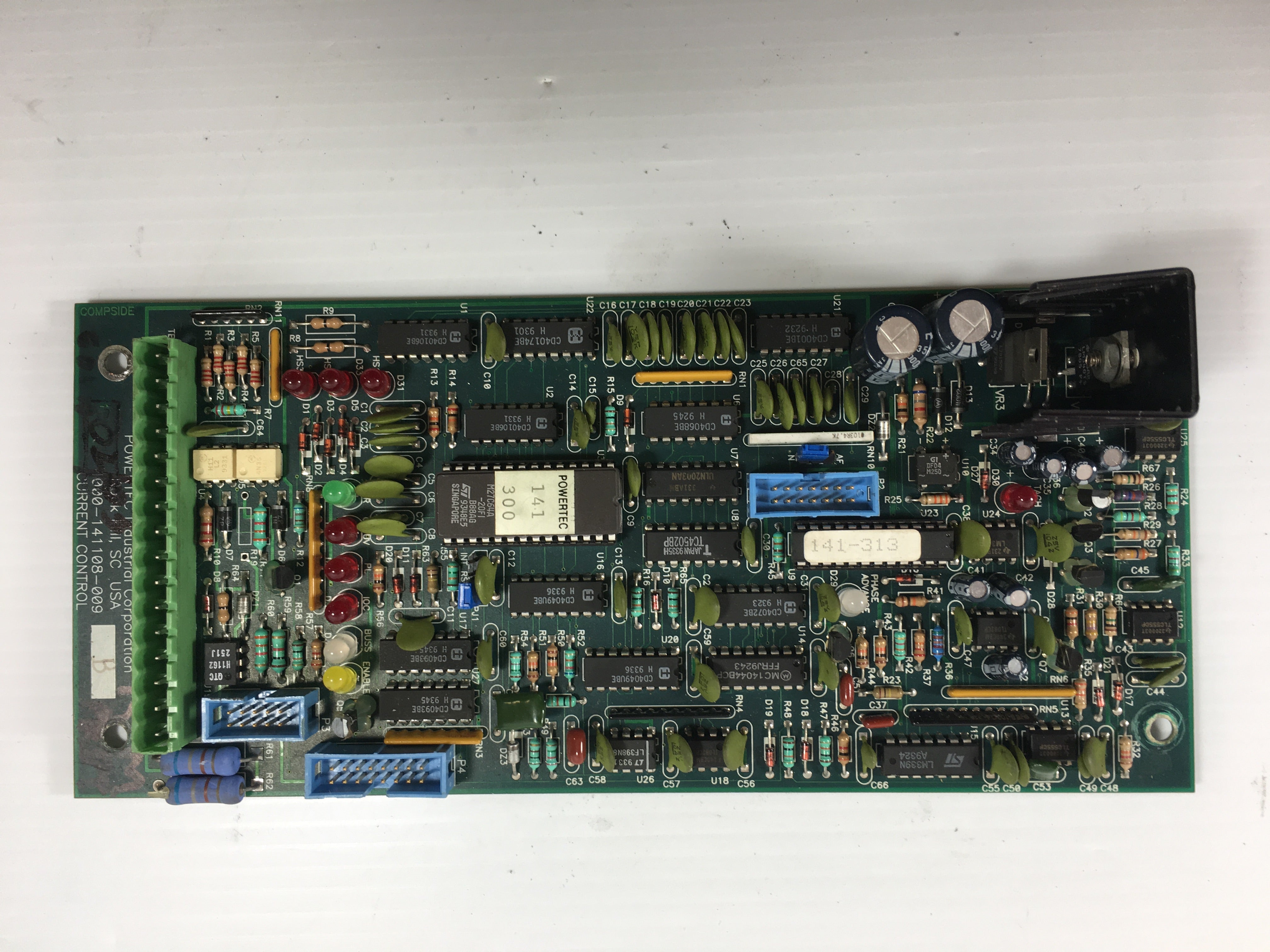 Powertec Industrial Control Module 4000-141108-009 Circuit Board