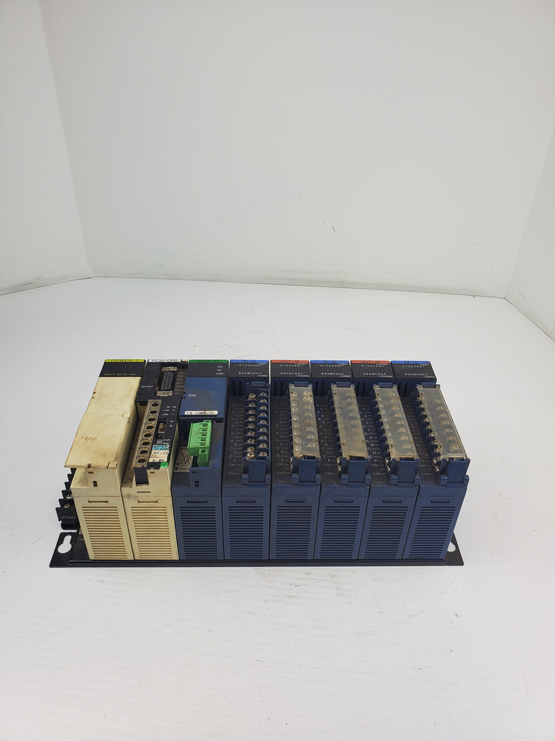 Toyopuc THR-5643 8 Slot Selector Base With Power, CPU, Output and Input Modules