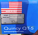 Quincy QT-5 Air Compressor 5hp Two-Stage 80 Gallon Heavy Duty Cast Iron