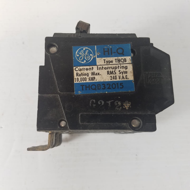 GE THQB32015 Circuit Breaker 15A 3 Pole THQB HI-Q