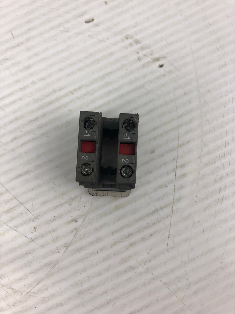 ABB MCB-01 Contact Block IEC 60947-5-1 - Lot of 2 Connected