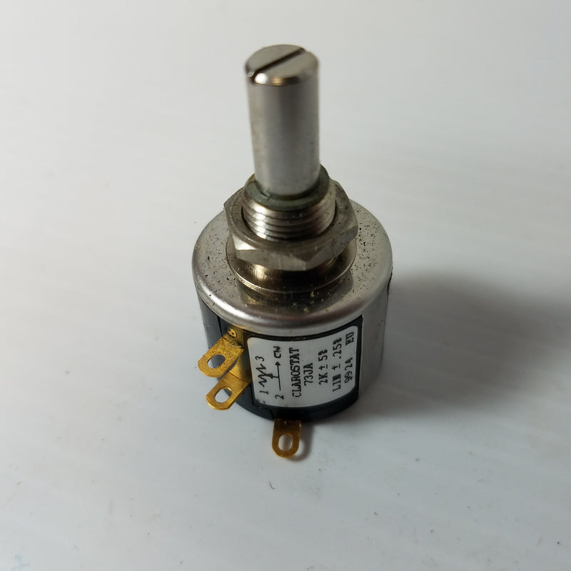 Clarostat 73JA 2K Precision Rotary Potentiometer (Lot of 8)