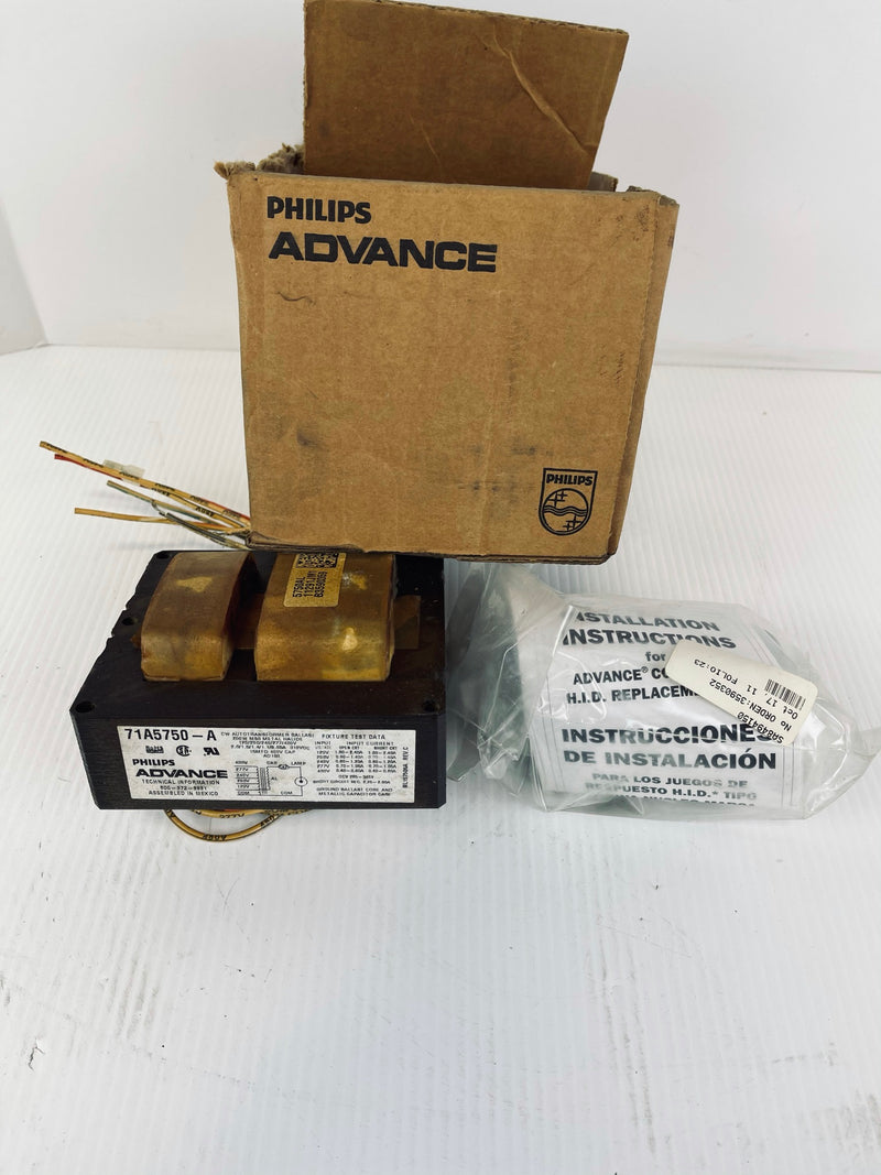 Philips Advance Core & Coil Ballast Kit M58 Metal Halide 71A5750-001D