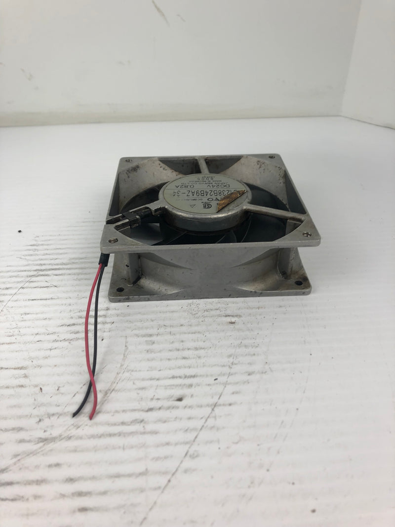 Japan Servo D1238B24B9AZ-34 Cooling Fan DC24V 0.82A