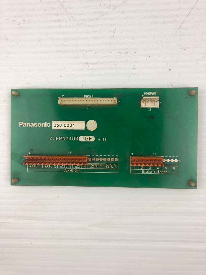 Panasonic ZUEP57490 Circuit Board Robotics