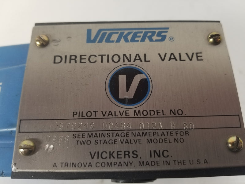 Vickers 879249 DG4S4 012A B 60 Directional Control Valve