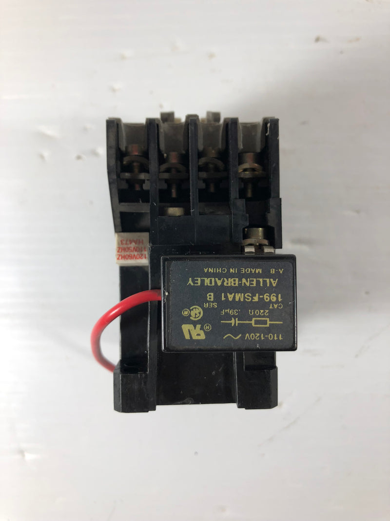 Allen-Bradley 700-F310A1 Series C Control Relay with 199-FSMA1 Ser B