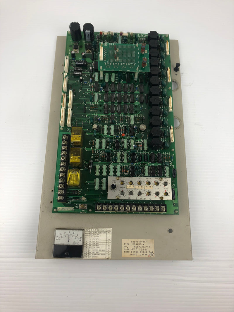 Toyo Denki KSS405-W Circuit Board SRL-554-85T