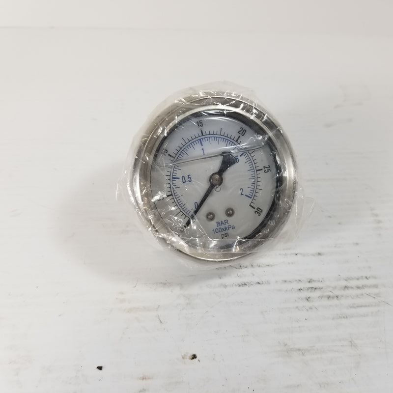 Generic 0-30PSI Liquid Filled Gauge