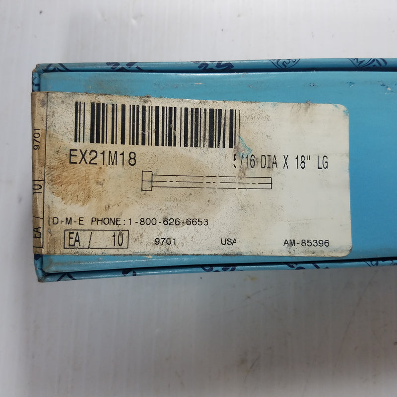 DME EX 21 M 18 Ejector Pins 18" (Box of 10)