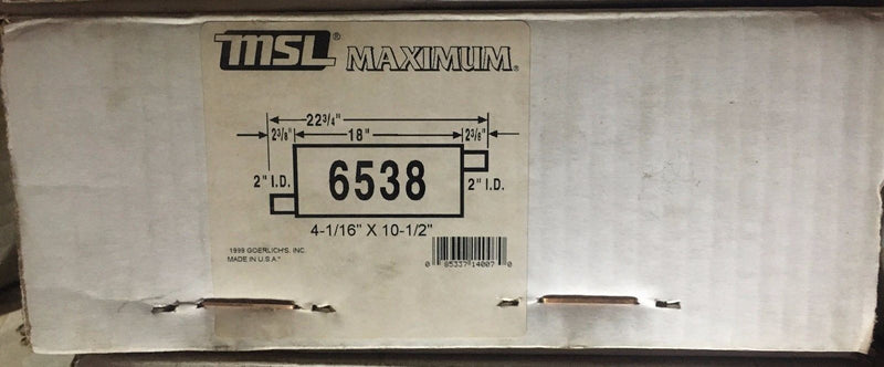MSL Maximum AP Exhaust Muffler 6538 Fits '86 Chevy Camaro '86-'87 Buick Century