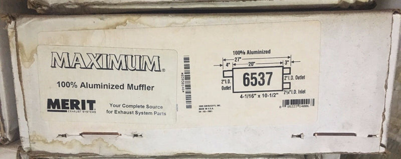 Merit Maximum AP Exhaust Muffler 6537 Fits '79-'80 Pontiac Firebird