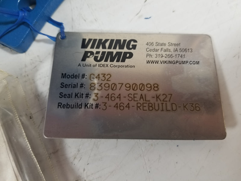 Viking Pump G432 Shaft Driven Hydraulic Pump