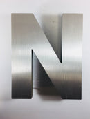 Metal Block Letter N 12 Inch for Signs, Crafts, Home Decor Lettering