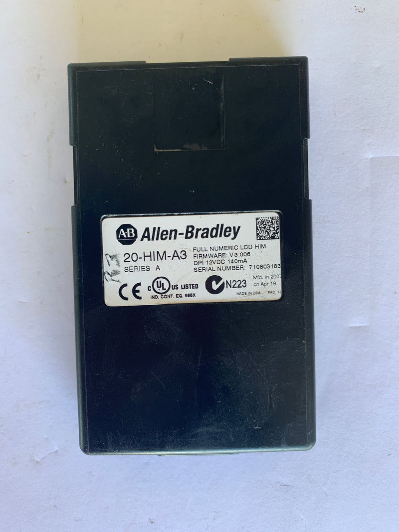 Allen Bradley Keypad Interface Moduale 20-HIM-A3 Used