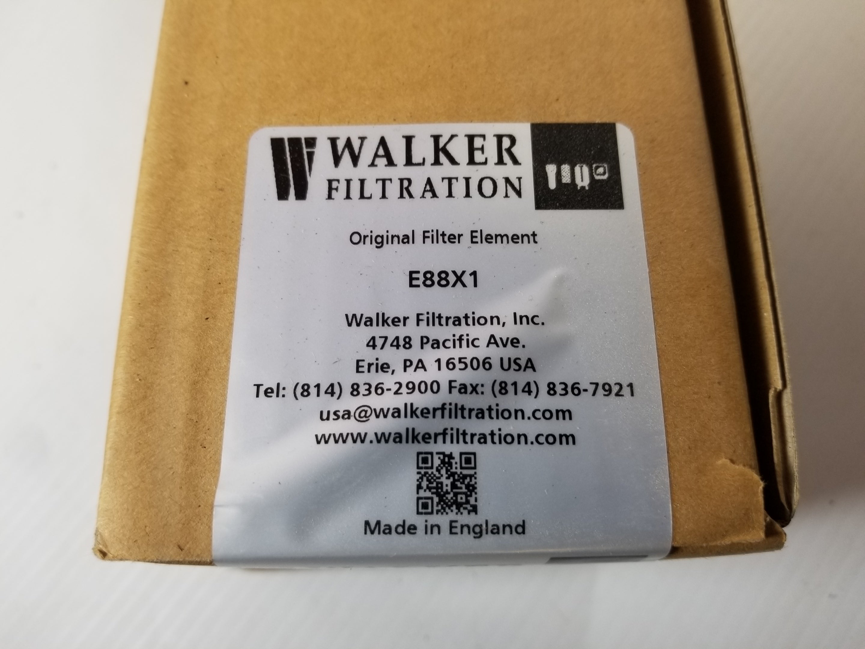 Walker Filtration E88X1 Filter Element