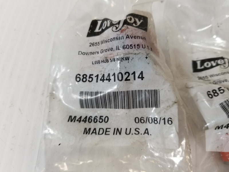 Lovejoy 68514410214 L-050 5/8" (Lot of 4)