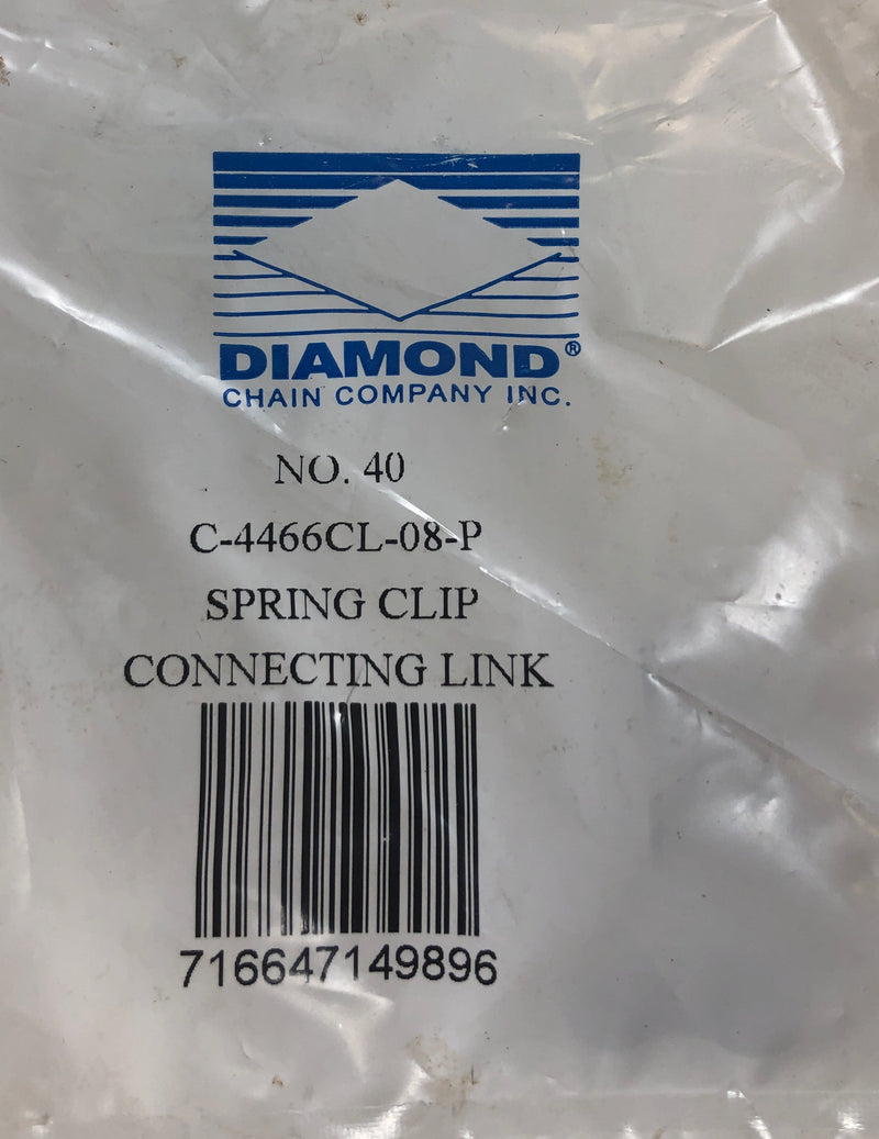 Diamond Chain Company C-4466CL-08-P Spring Clip Connecting Link (Lot Of 7)