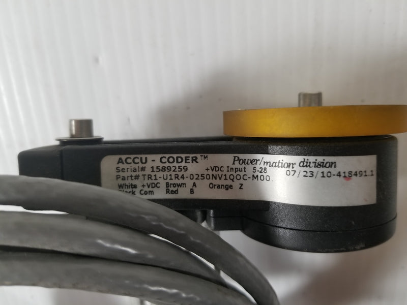 Accu Coder TR1-U1R4-0250NV1QOC-M00 Wheel Encoder