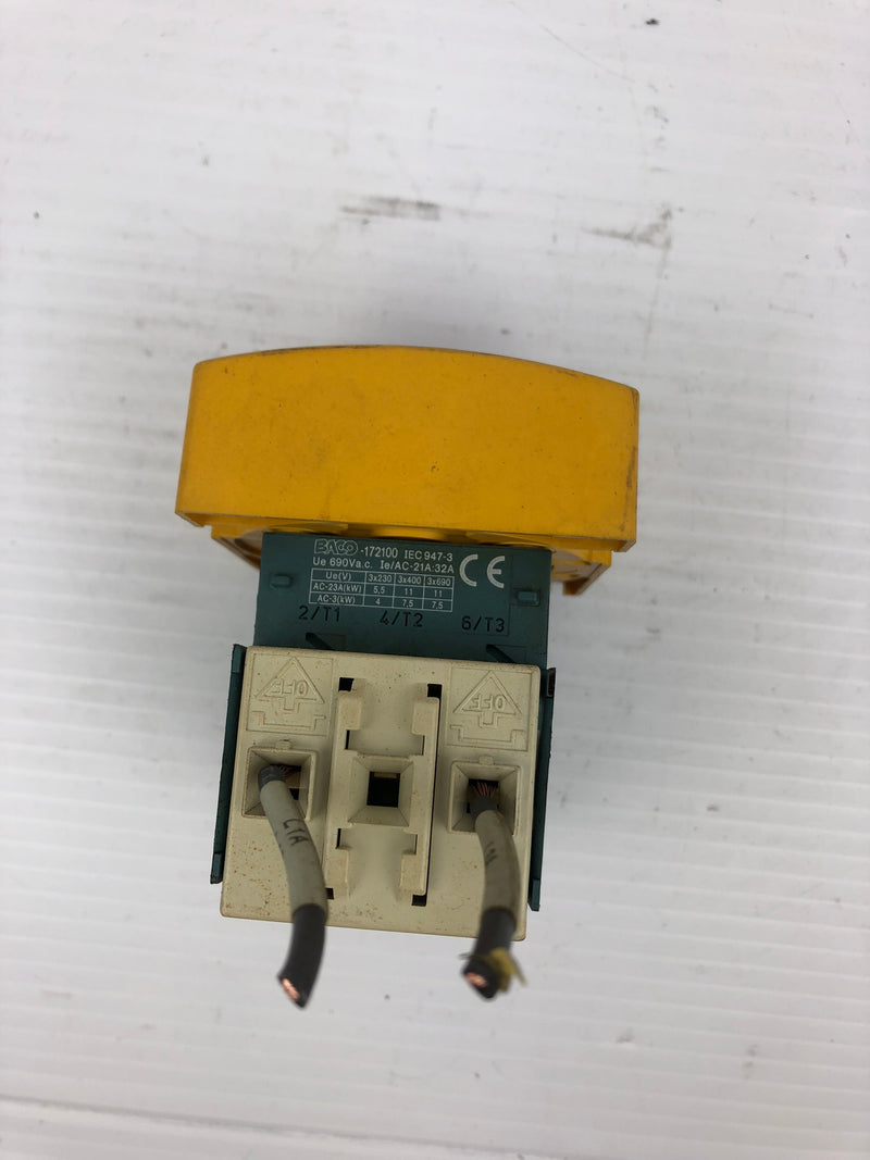 BACO Disconnect Switch 172100 IEC 947-3 690VAC