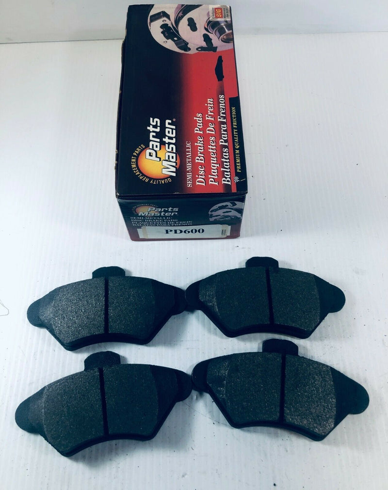 Parts Master Semi-Metallic Disc Brake Pads MD600 PD600