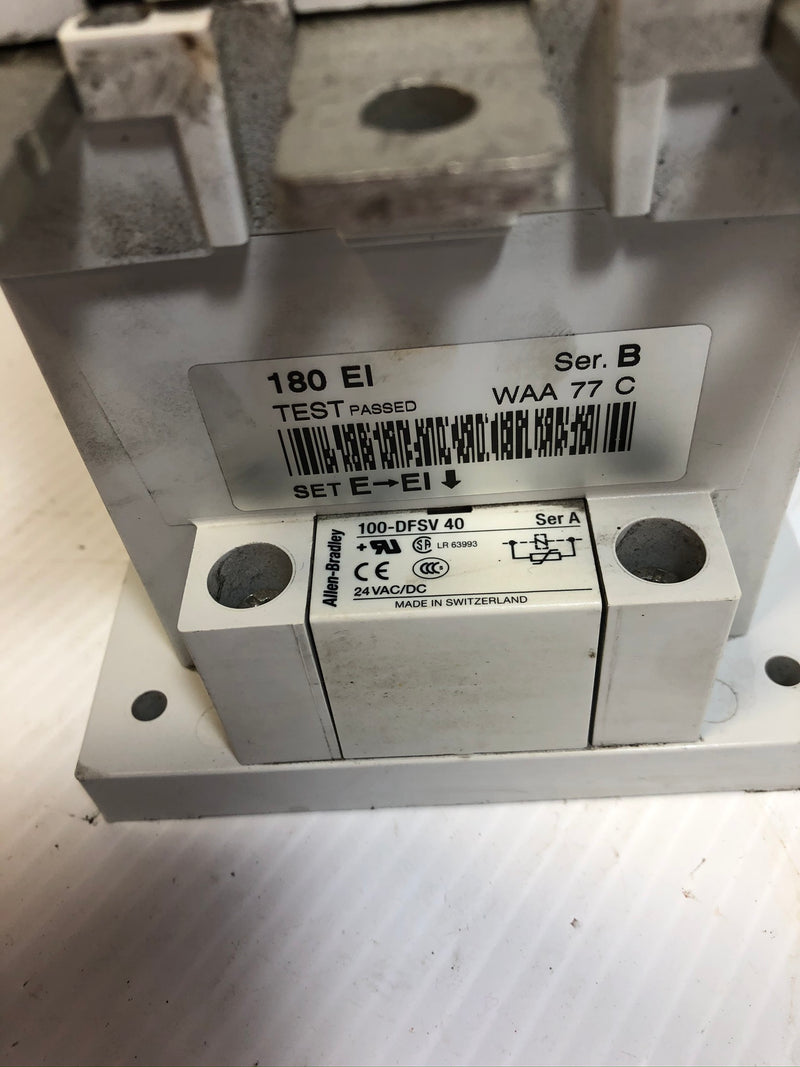 Allen-Bradley 100-D180 Series B Complete Contactor 100S-D180EZJ22C