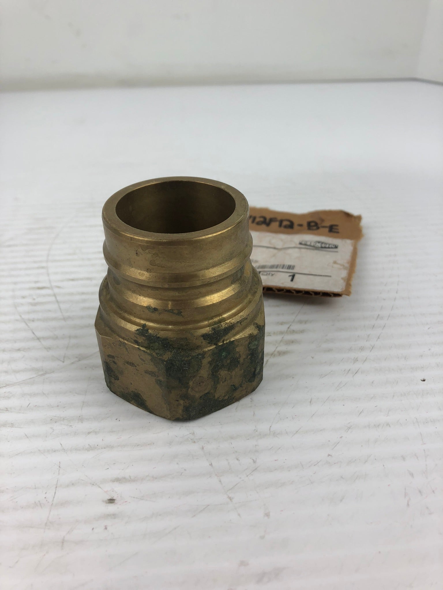Dixon Quick Coupling V12F12-B-E 1-1/2" H-NIP NPTF Brass Series V