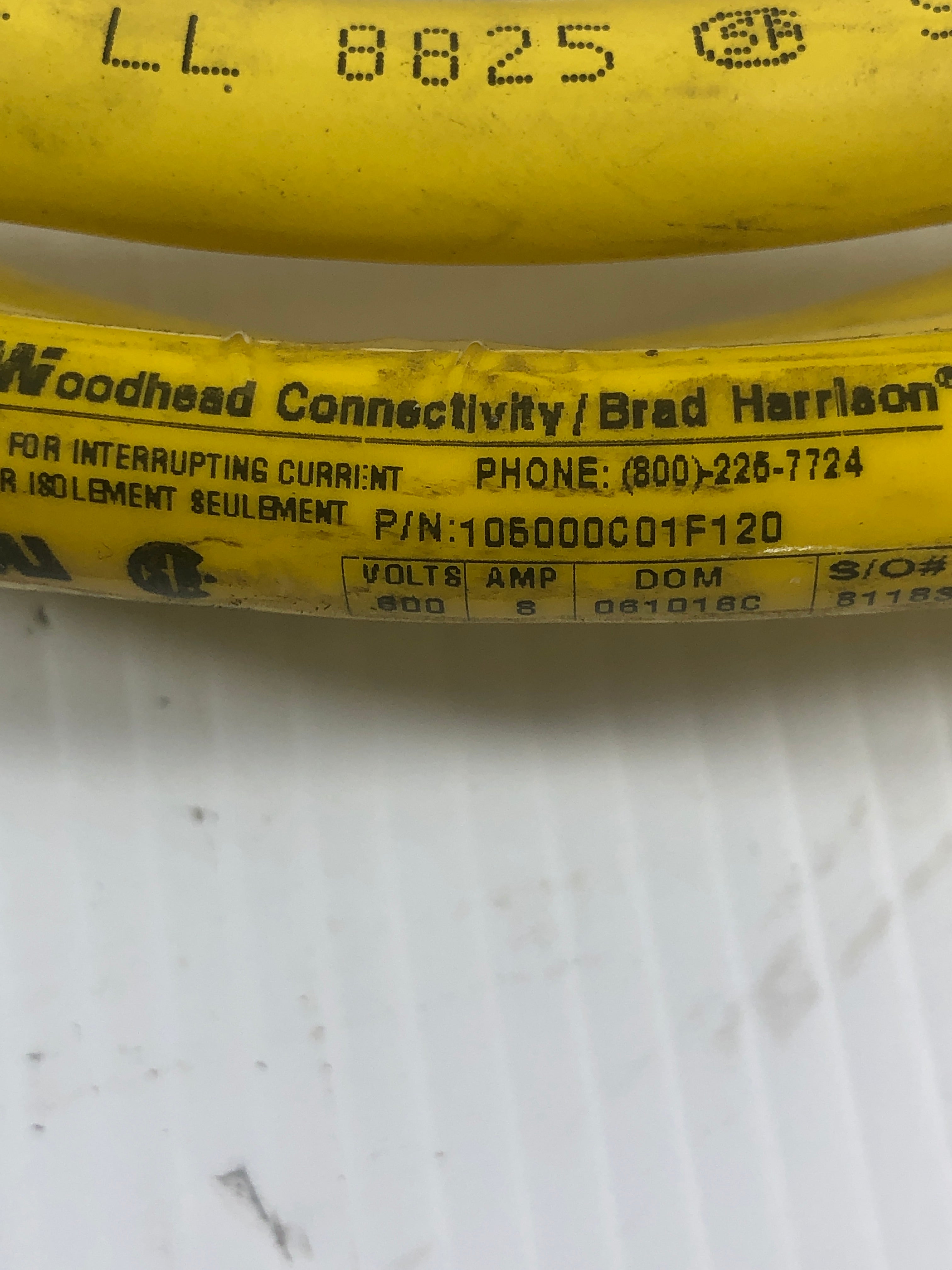 Woodhead Connectivity 106000C01F120