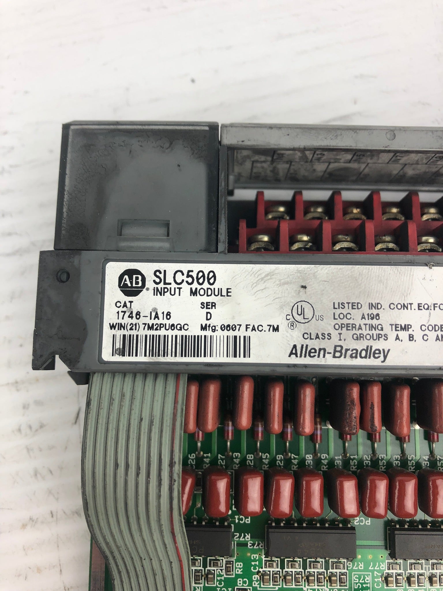 Allen-Bradley 1746-IA16 Input Module Series D SLC 500 - With Door