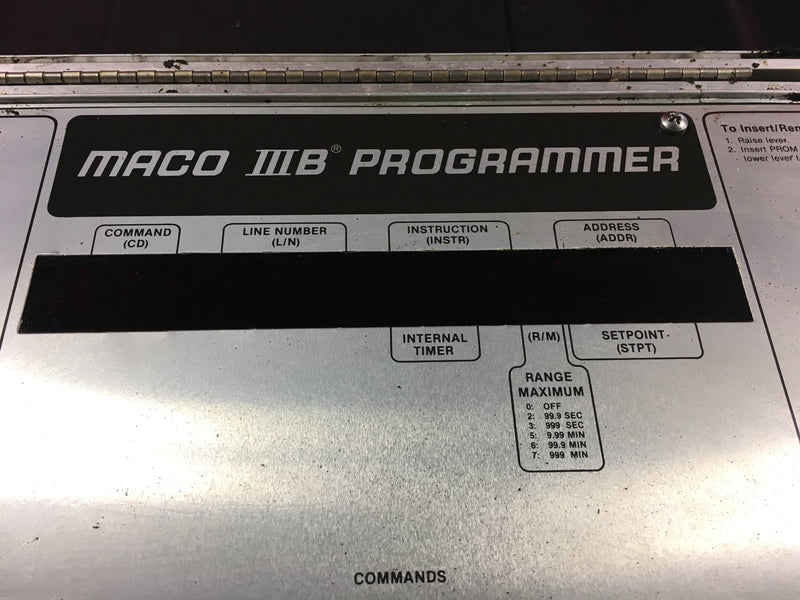 Barber Colman 858A Maco III B Programmer