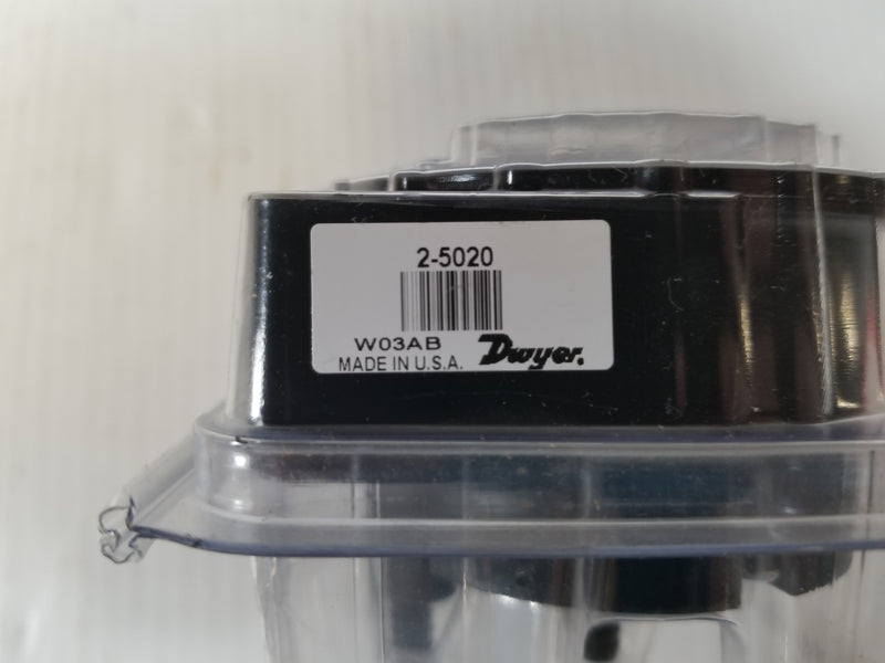 Dwyer W03AB 2-5020 Gauge 0-20 Inches W.C.