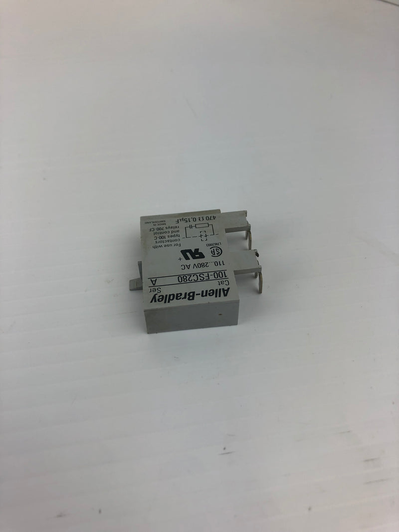 Allen-Bradley 100-FSC280 Surge Suppressor 110-280VAC