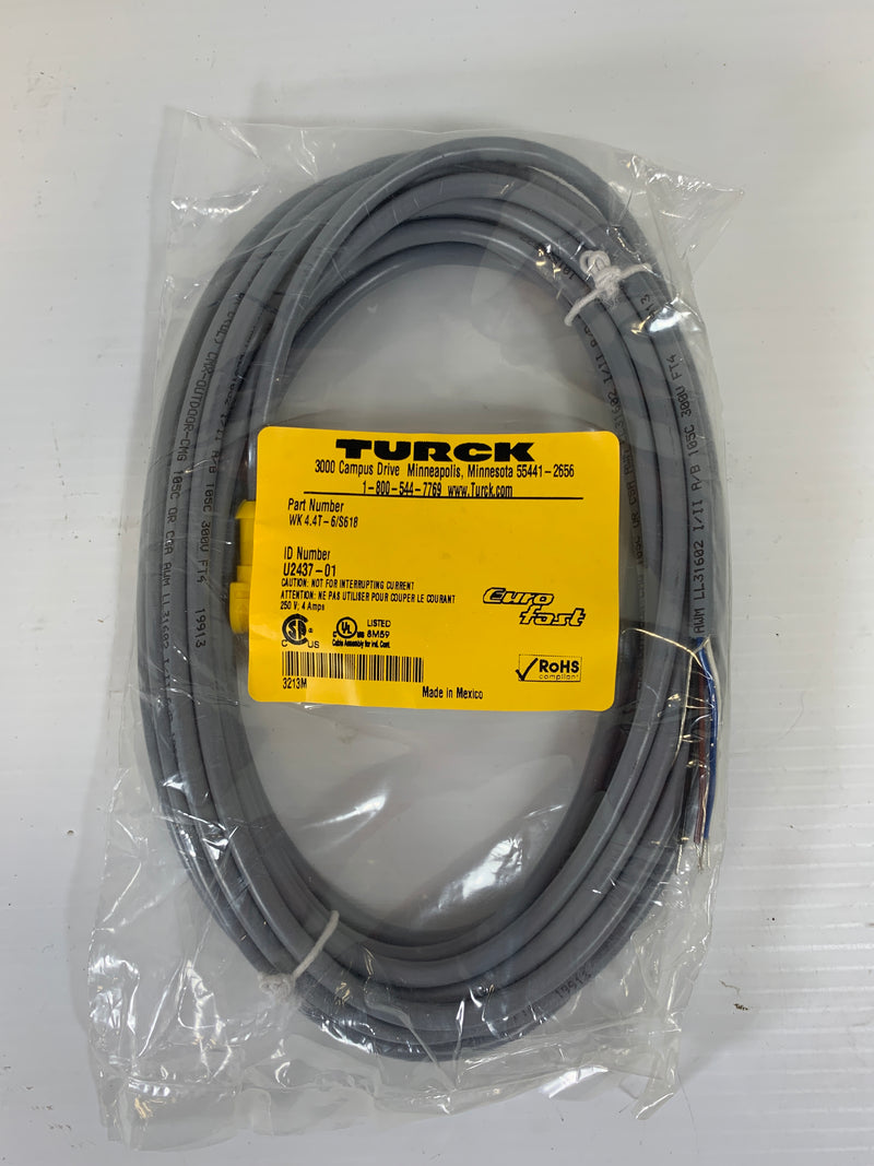 Turck Cordset WK 4.4T-6/S618