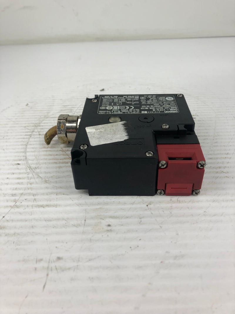 Omron D4NL-1CFG-B Guard Lock Safety-Door Switch 24VDC 100% ED 200mA 21918ZA