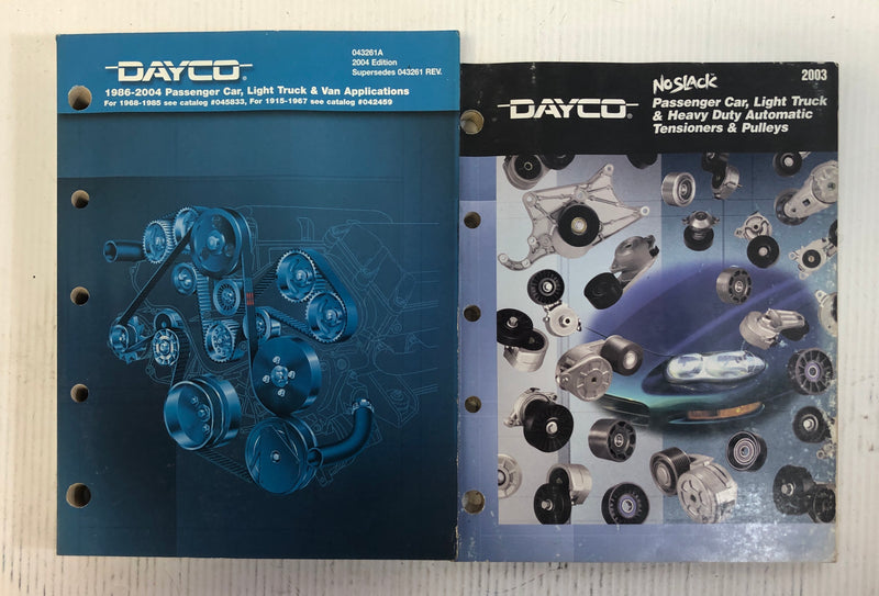 Dayco 1986 to 2004 Application Catalog and Pulley Catalog