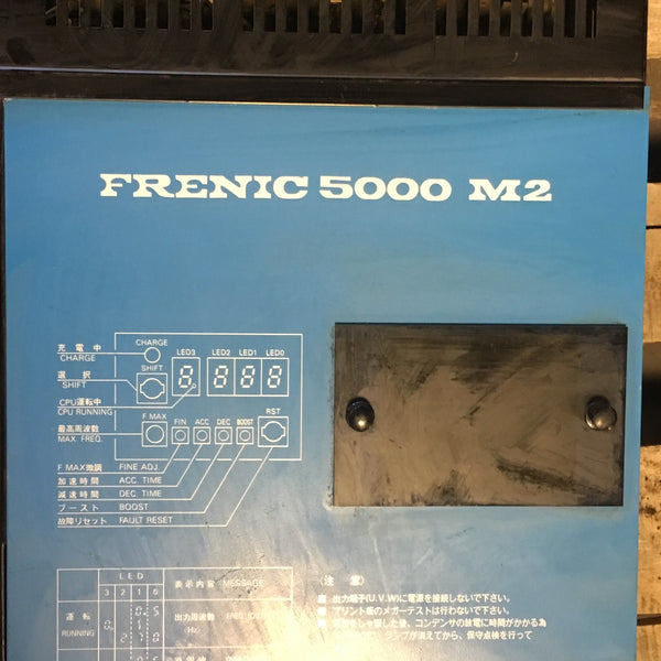 Fuji Frenic 5000 M2 Spindle Drive Type FMD-3AC021A 200/220-230V 19A – Metal  Logics, Inc.