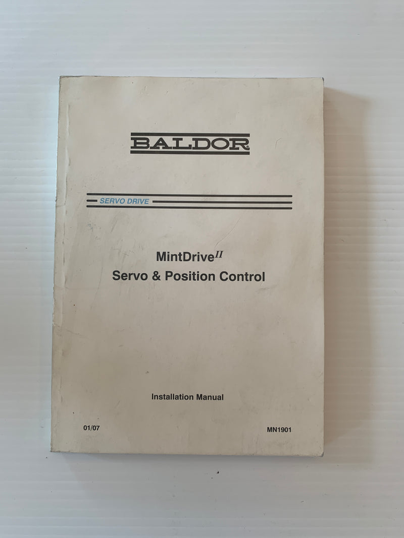 Baldor LT0159A03 MintDrive II Servo Drive Manual