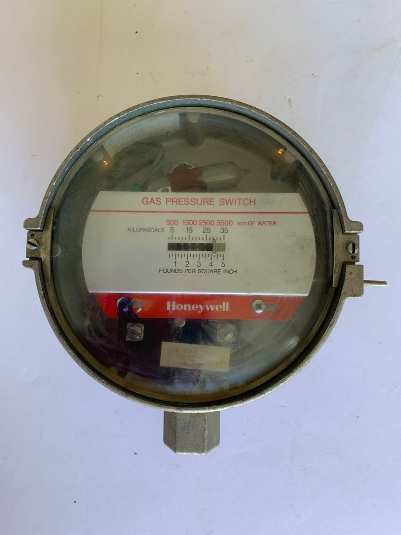 Honeywell Gas Pressure Switch 500-3500 mm Water