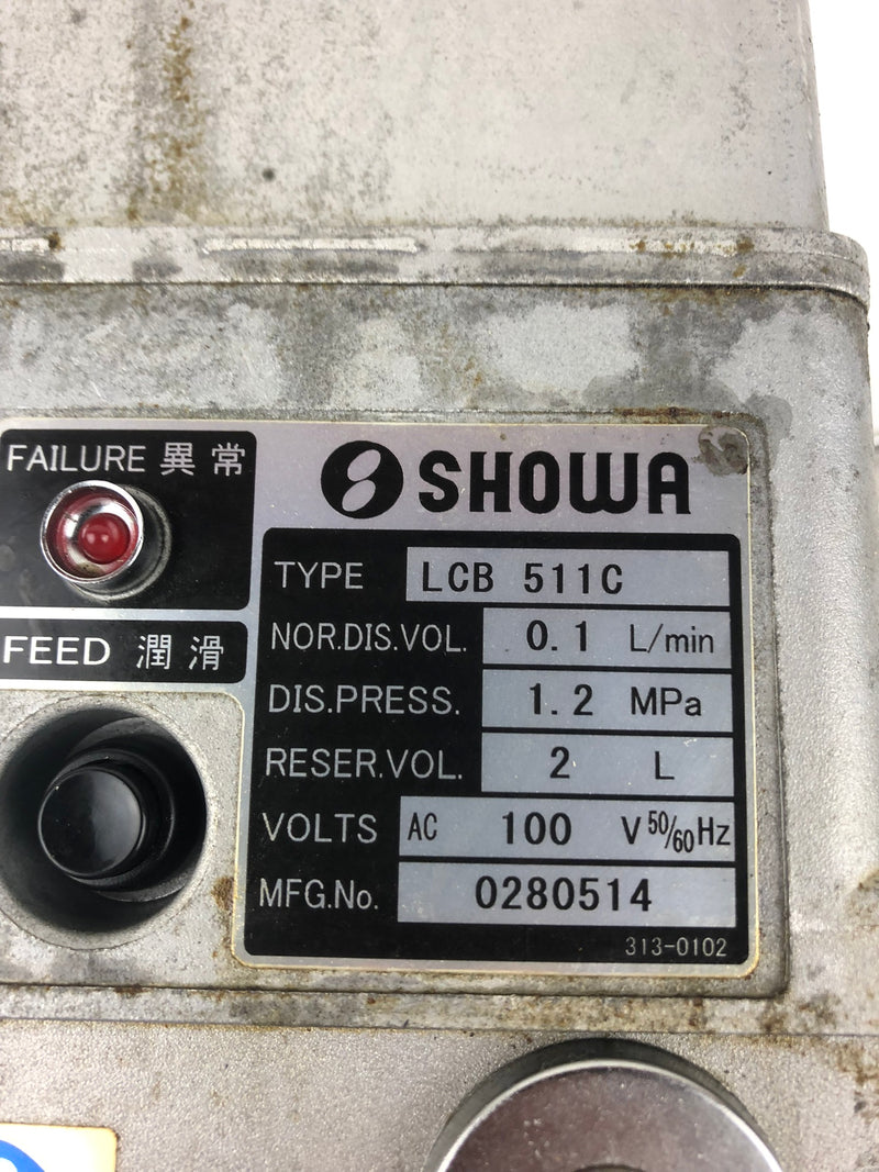 Showa LCB 511C Automatic Lubricator Pump 100VAC 50/60Hz